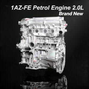 1AZ-FE bare engine front view – Toyota 2.0L VVT-i