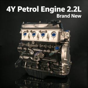 4Y-E bare engine front view – Toyota 2.2L EFI