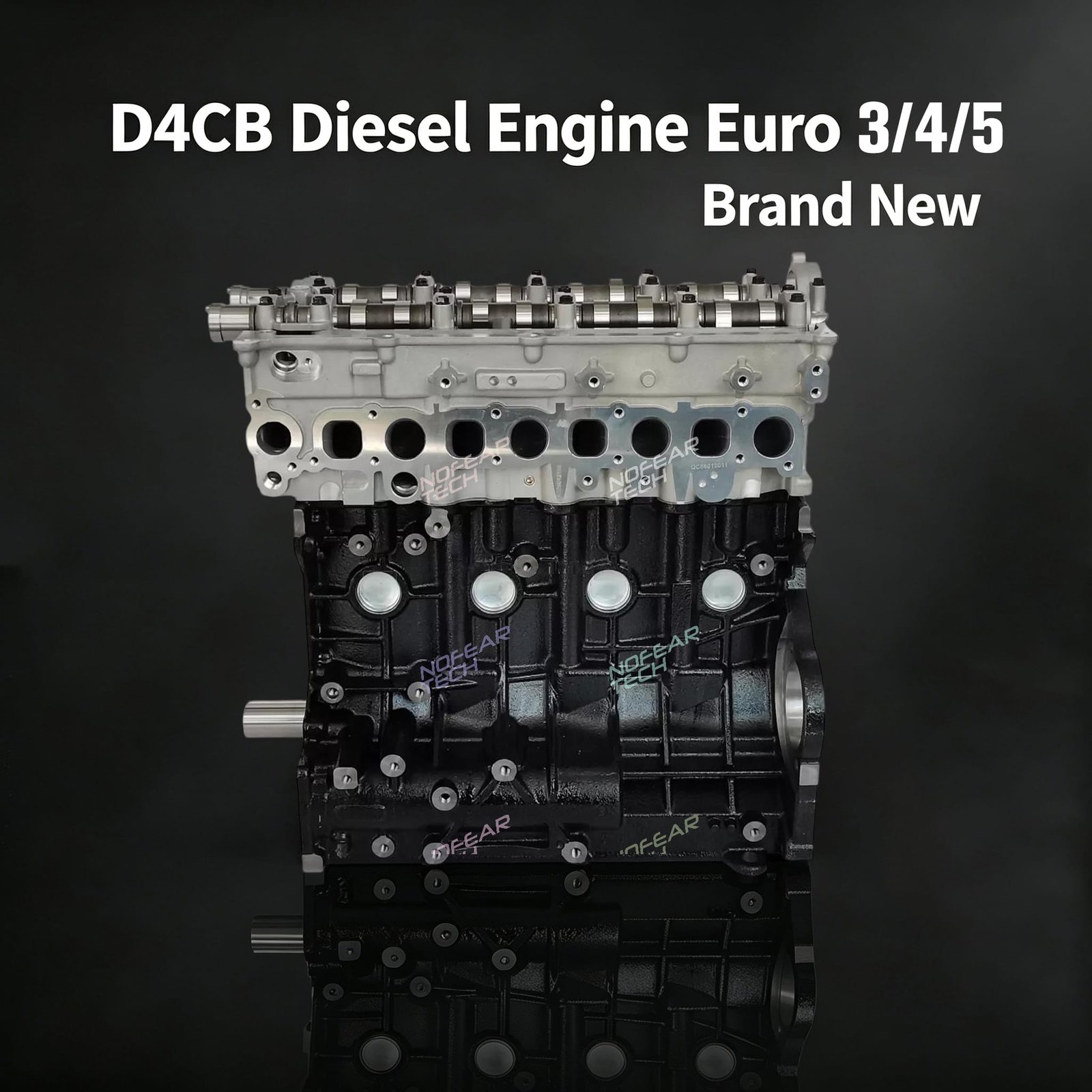 Hyundai D4CB Engine long block