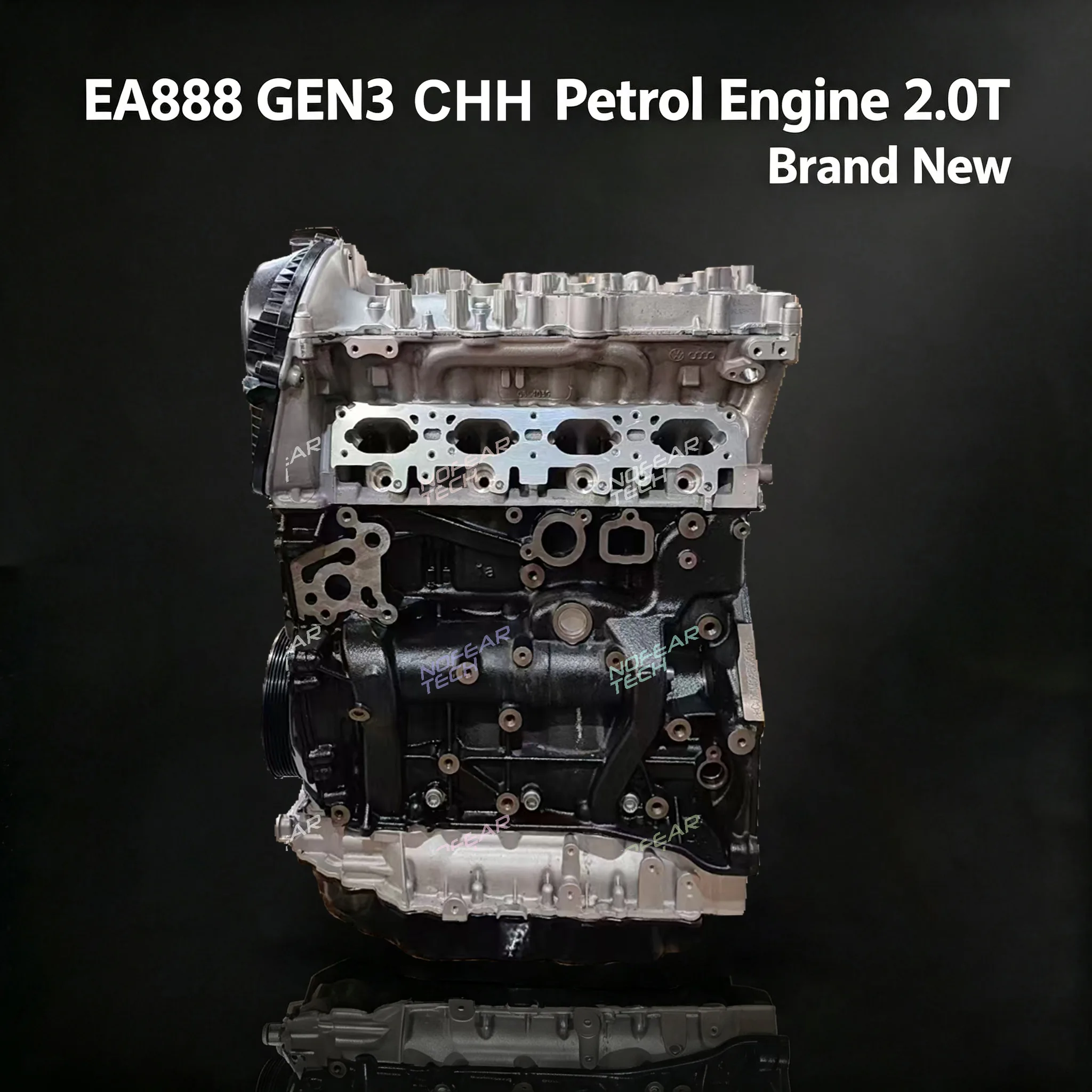 CHHA CHHB bare engine front view – VAG 2.0 TSI EA888 Gen3
