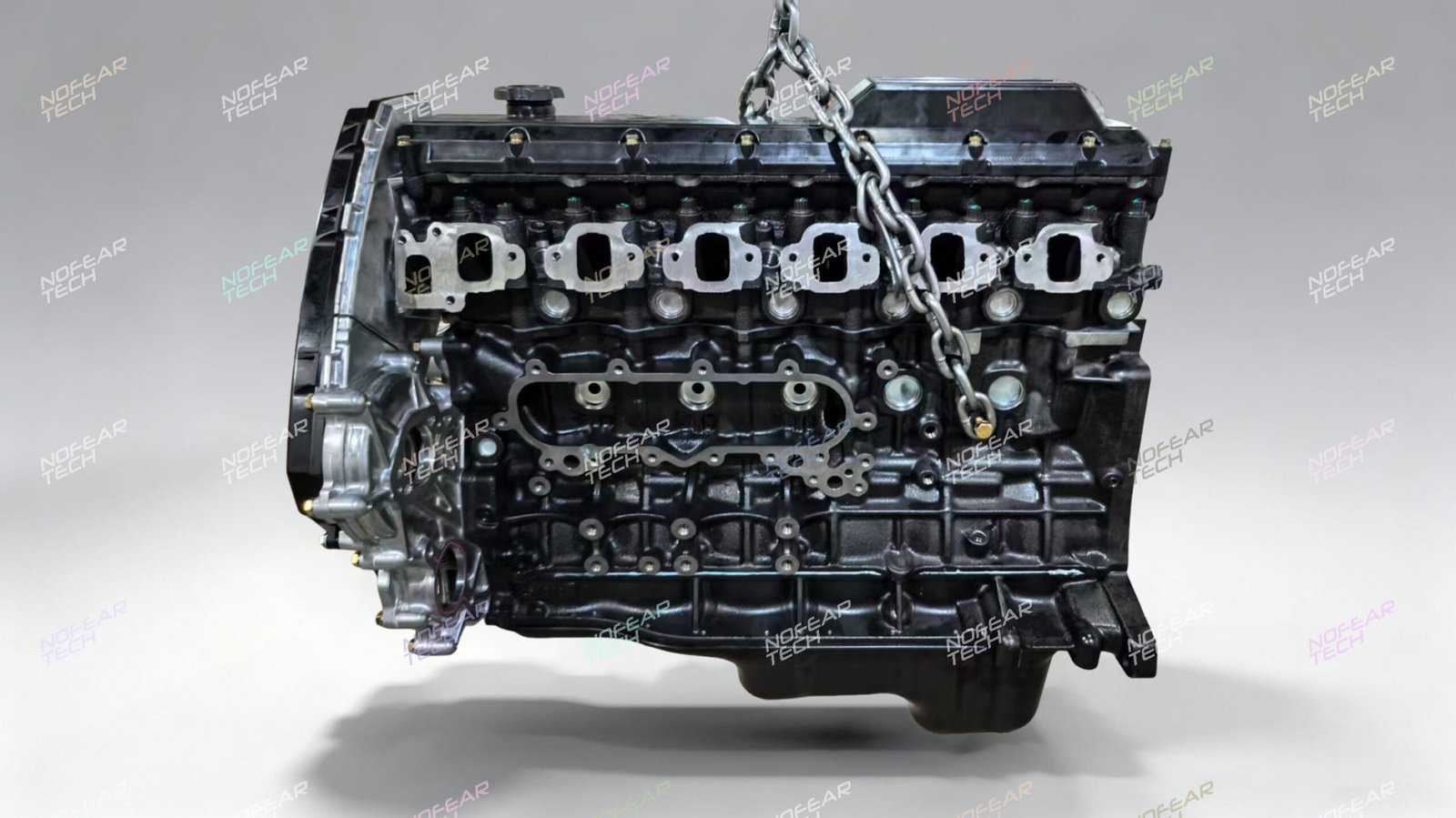 1HZ engine block left side detail