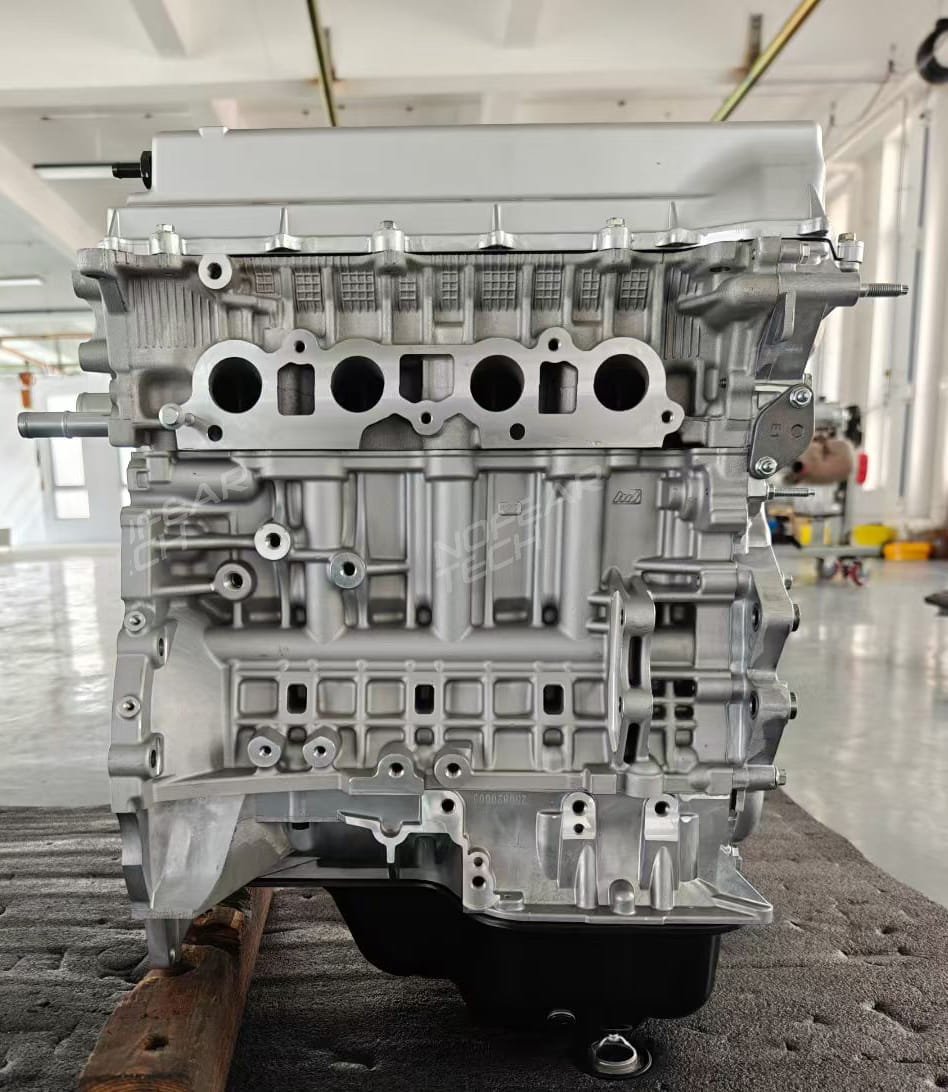 1ZZ-FE bare engine packed in wooden shipping crate