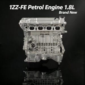 1ZZ-FE bare engine front view – Toyota 1.8L VVT-i