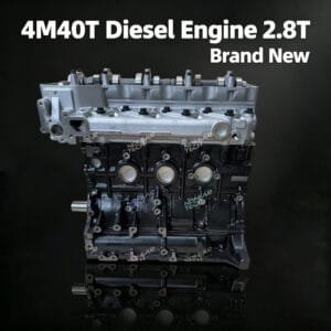 Mitsubishi 4M40 2.8L diesel cylinder head and block detail