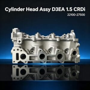 D3EA cylinder head assembly front view – Hyundai Kia 1.5L CRDi diesel