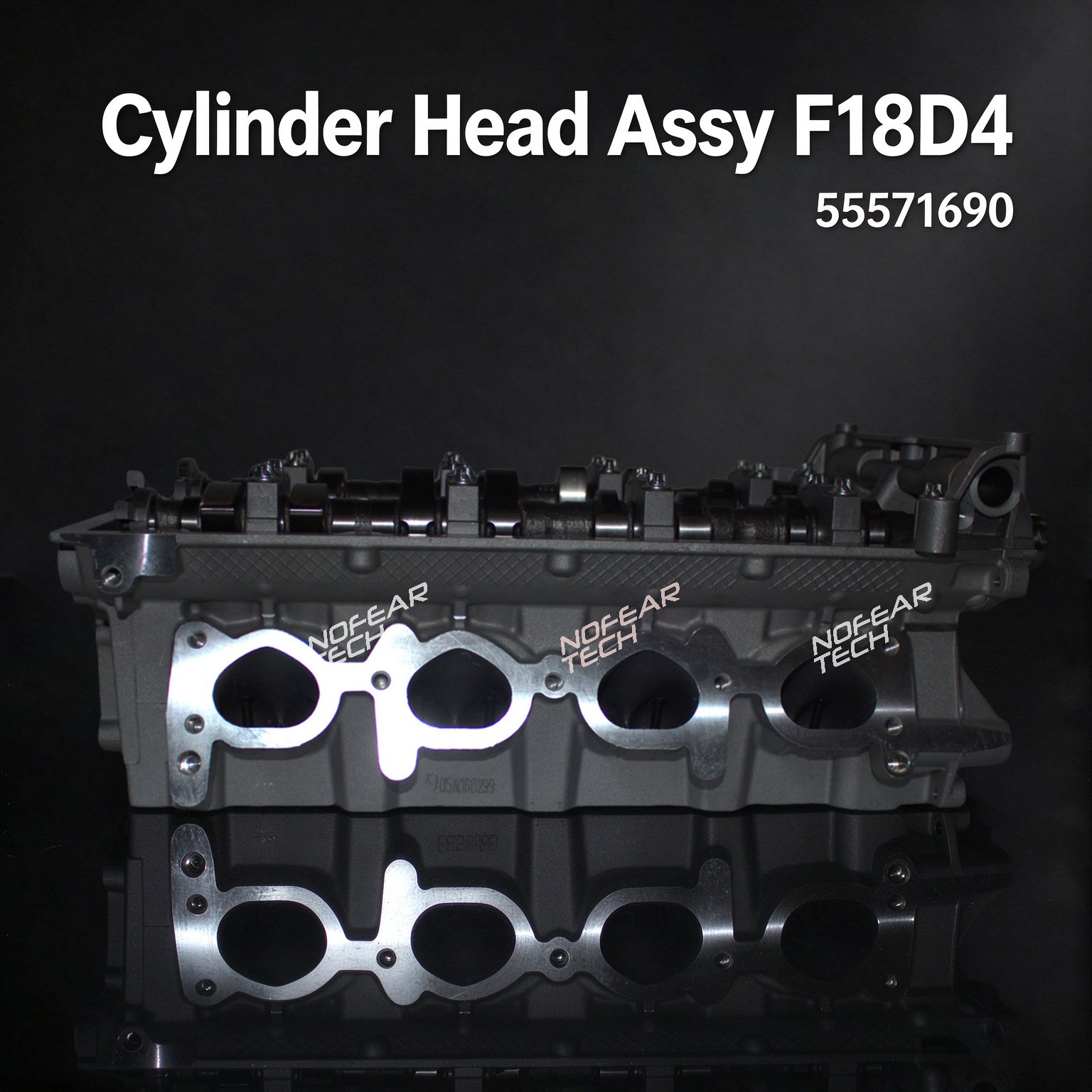 Chevrolet F18D4 Complete Cylinder Head 55571690