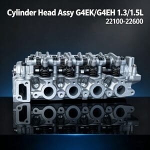 G4EK G4EH cylinder head assembly front view – Hyundai Kia 1.3L 1.5L Alpha