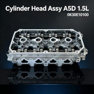 A5D cylinder head assembly front view – Hyundai Kia 1.5L petrol DOHC