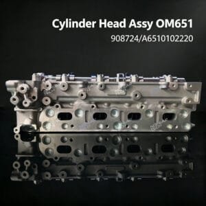 OM651 cylinder head assembly front view – Mercedes-Benz diesel