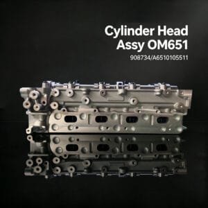 OM651 cylinder head assembly front view – Mercedes 2.1L diesel