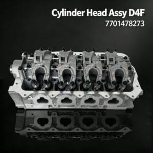 D4F cylinder head assembly front view – Renault Dacia 1.2L petrol