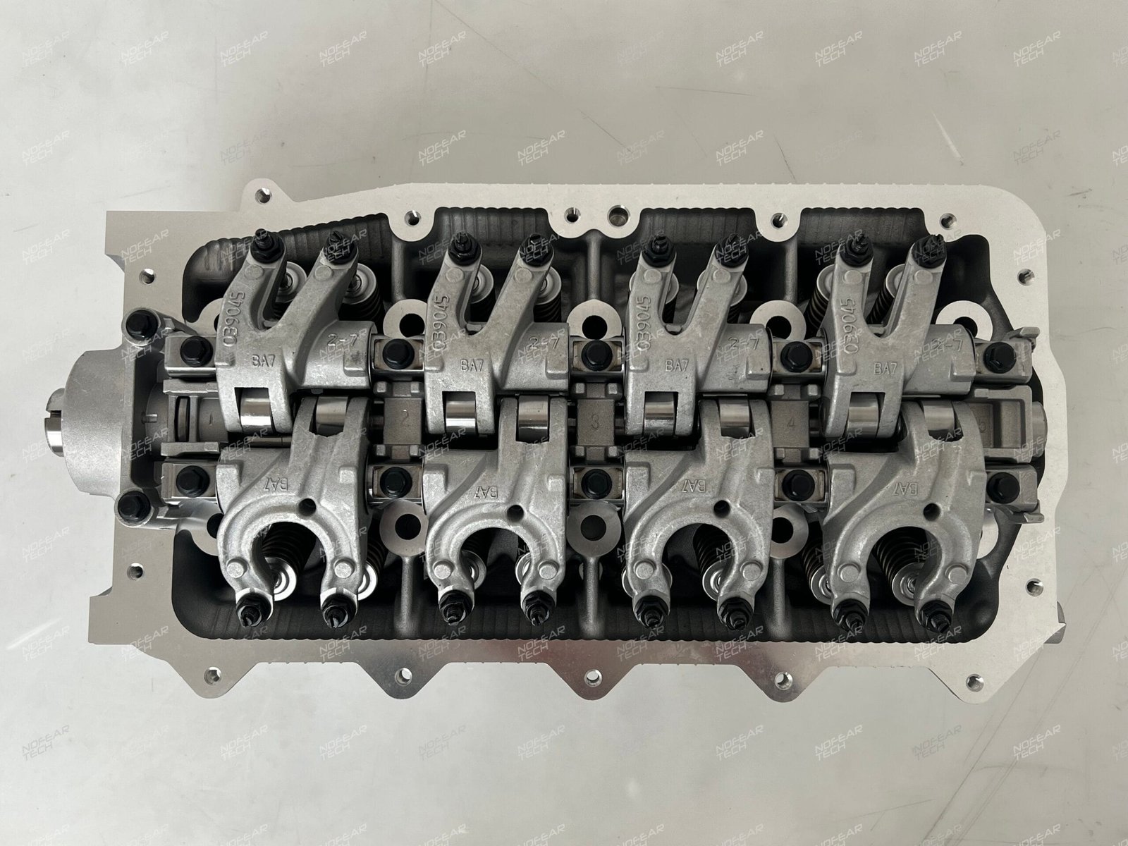 Renault D4F cylinder head assembly with camshafts installed