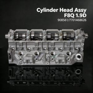 F8Q cylinder head assembly front view – Renault 1.9L diesel