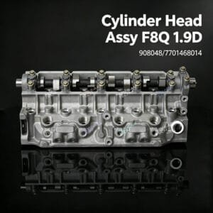 F8Q cylinder head assembly front view – Renault 1.9L diesel