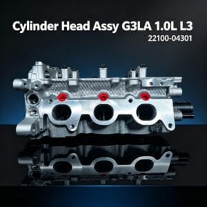 G3LA cylinder head assembly front view – Hyundai Kia 1.0L Kappa petrol