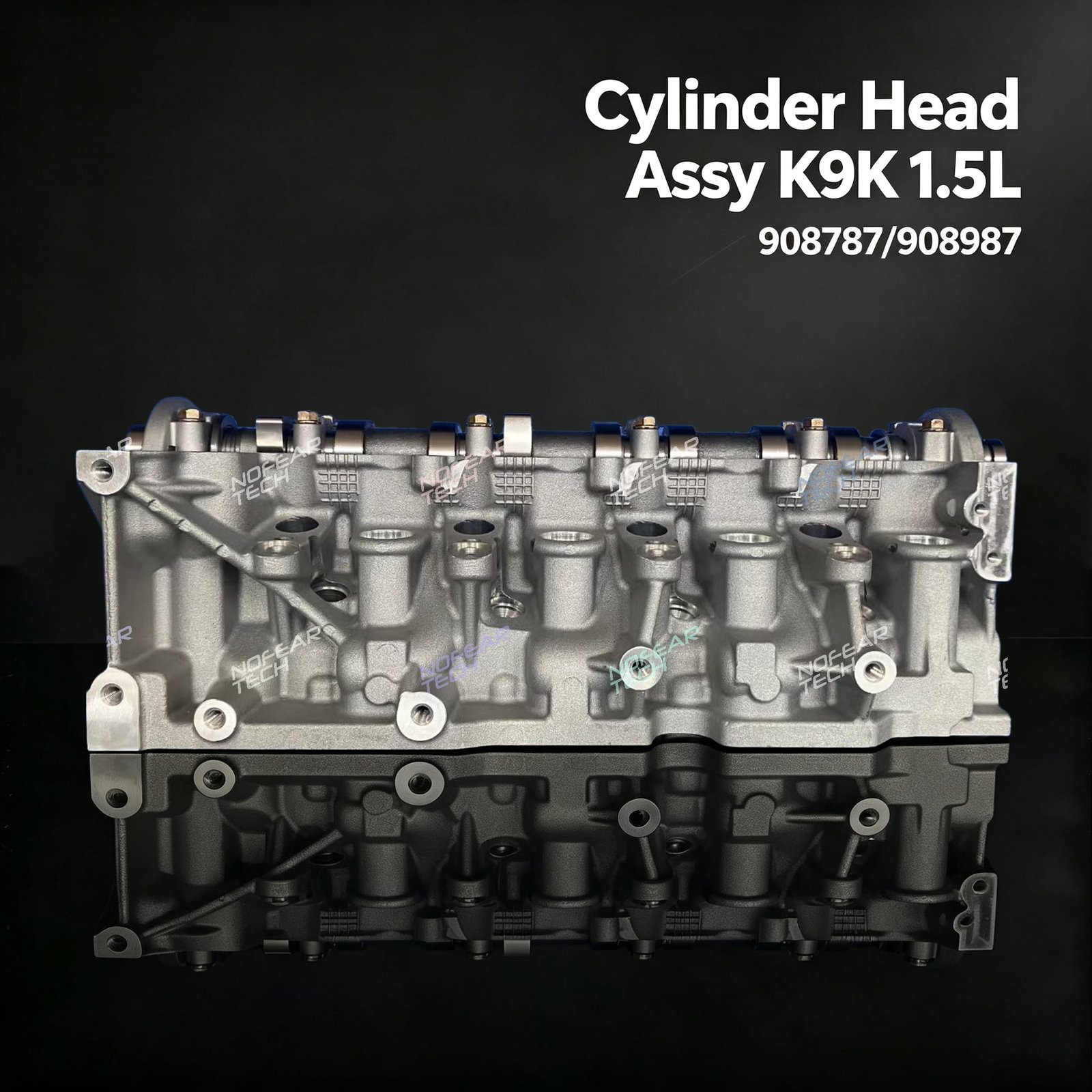 K9K cylinder head assembly front view – Renault 1.5L dCi diesel