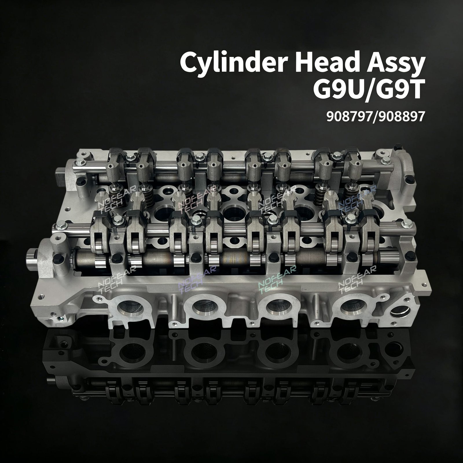 G9U G9T cylinder head assembly front view – Renault Nissan Opel Vauxhall diesel
