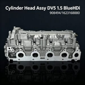 DV5R cylinder head assembly front view – Peugeot Citroën Ford Opel Toyota 1.5 BlueHDi