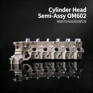 Mercedes OM602 cylinder head semi-assembly with valves installed