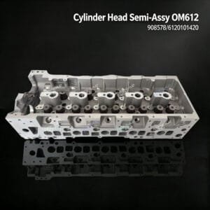 OM612 cylinder head semi-assembly front view – Mercedes Jeep 2.7L diesel