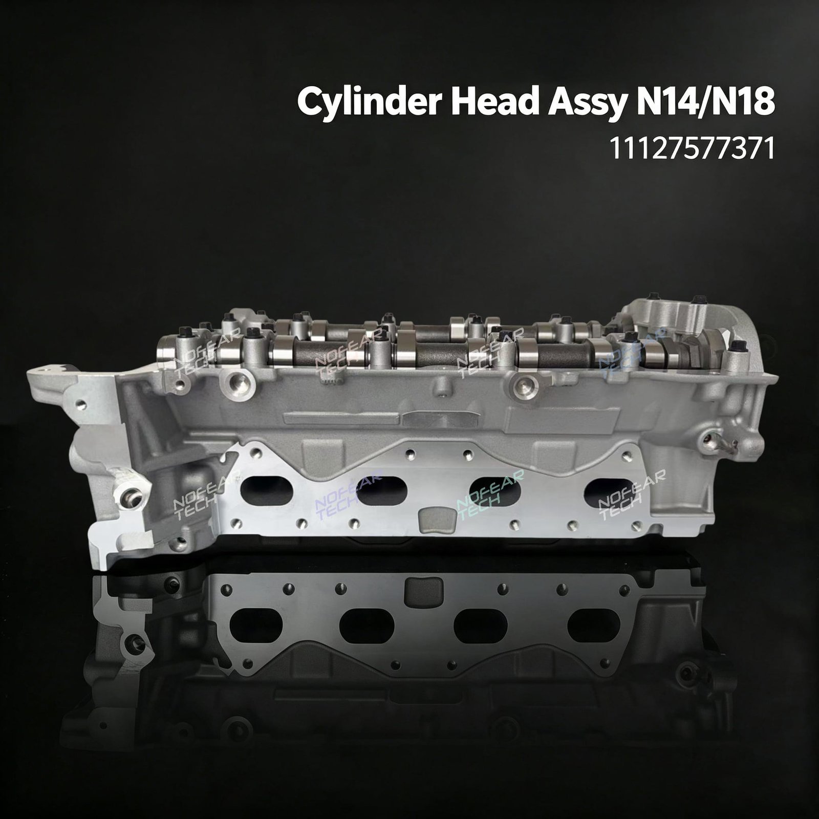 N16B16A cylinder head assembly front view – BMW MINI 1.6L petrol
