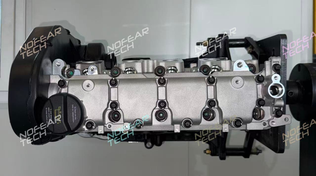 BLM bare engine packed in wooden shipping crate
