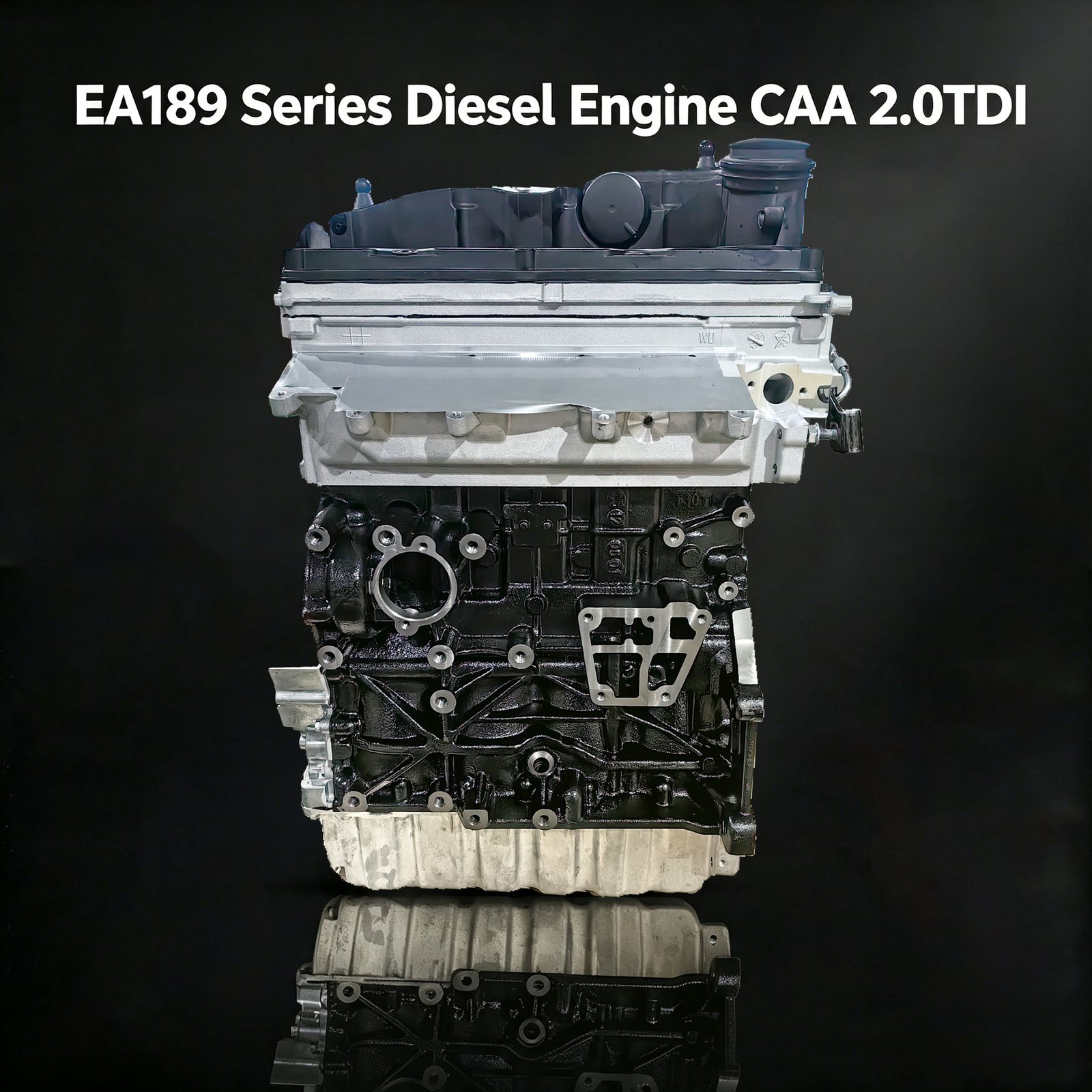 CAA bare engine front view – VAG 2.0 TDI EA189 diesel for Transporter