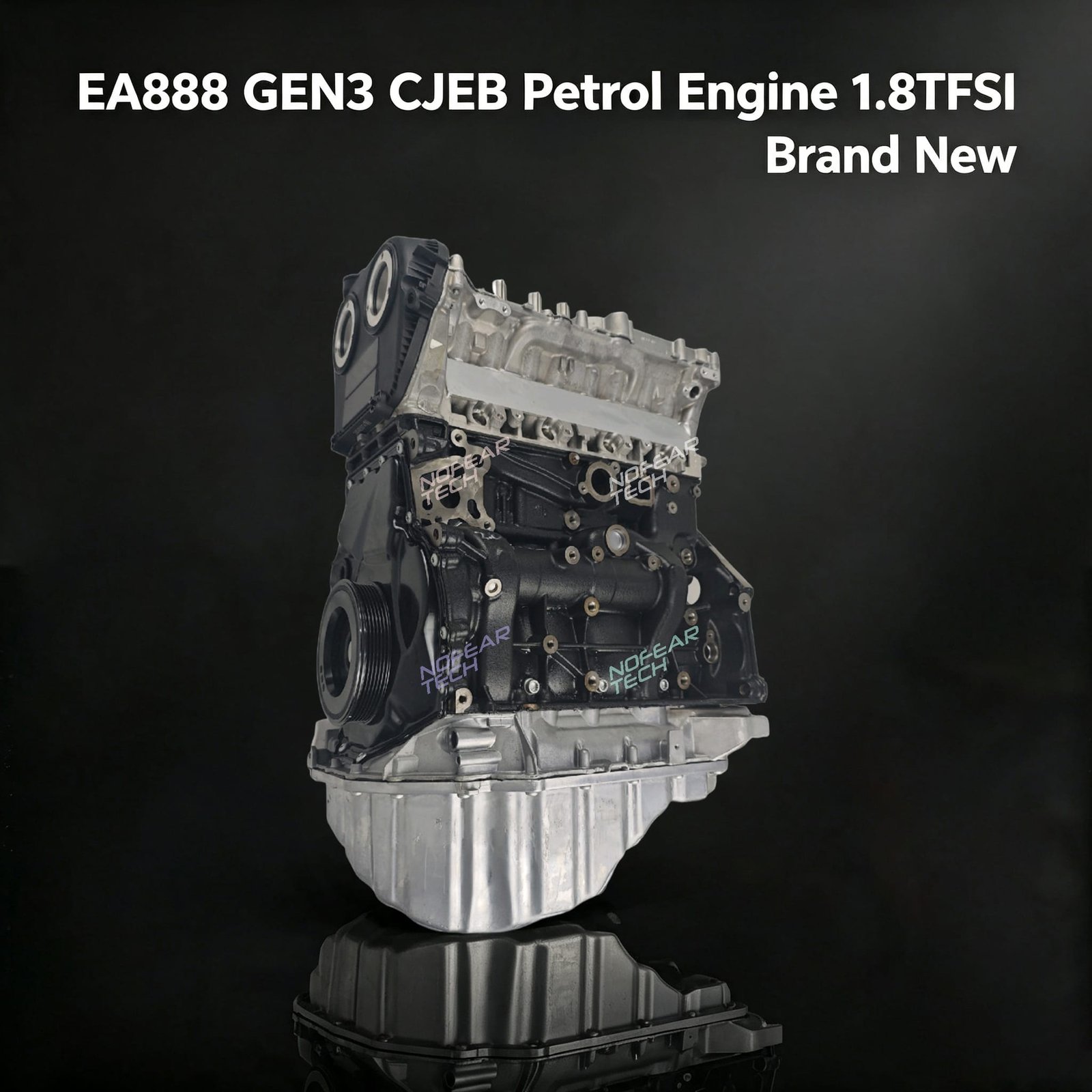 CJEB bare engine front view – VAG 1.8 TFSI EA888 Gen3