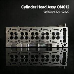 OM612 cylinder head assembly front view – Mercedes 2.7L diesel