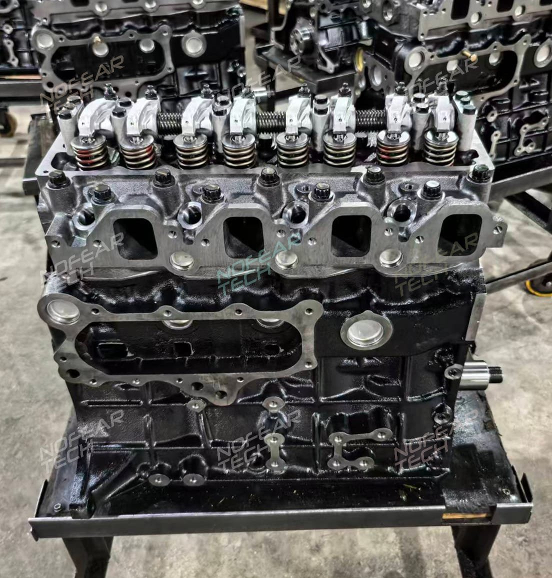 TD27 complete cylinder block assembly – pistons and crankshaft