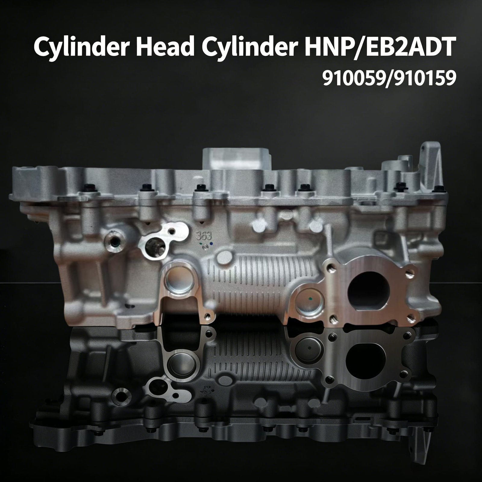 HNP EB2ADT cylinder head assembly front view – Peugeot Citroën Opel 1.2 PureTech