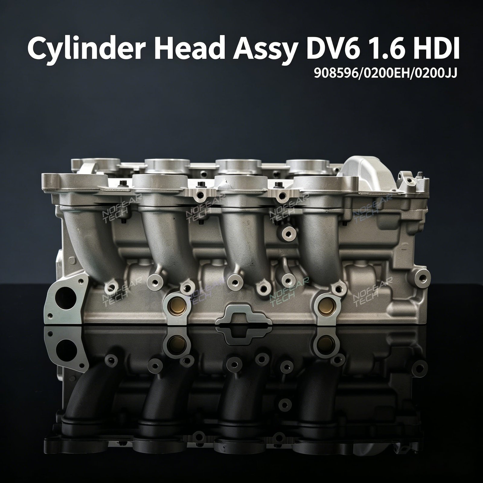 DV6 cylinder head assembly front view – Peugeot Citroën Ford Volvo 1.6 HDi