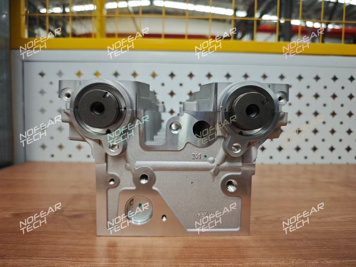 NFU TU5JP4 cylinder head packed in wooden crate for international shipping